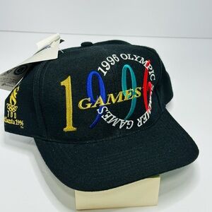 The Game Black 1996 Olympic Games Hat NWT